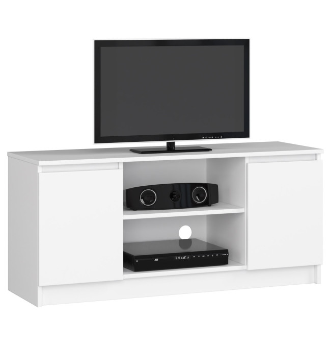 Stolek pod TV RTV 120 2D 1P bílý