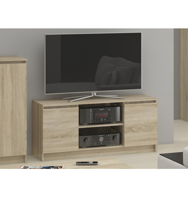 Stolek pod TV RTV 140 2D 1P sonoma