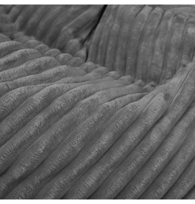 Sedací pytel Sako šedý stripe