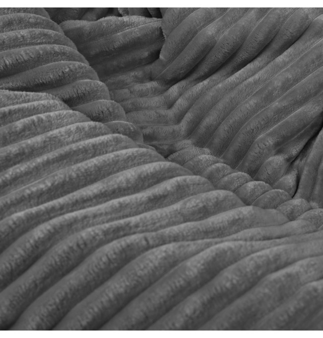 Sedací pytel Sako šedý stripe