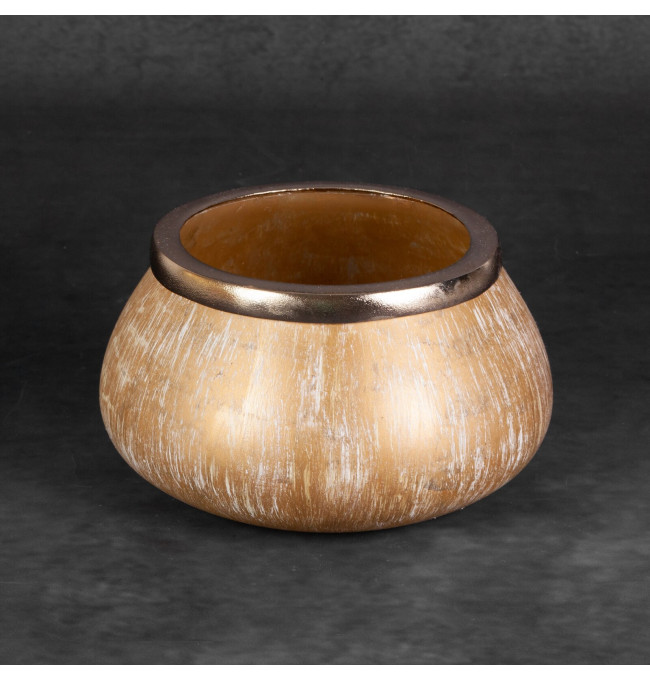 Dekorativní miska FENA 01 zlatá