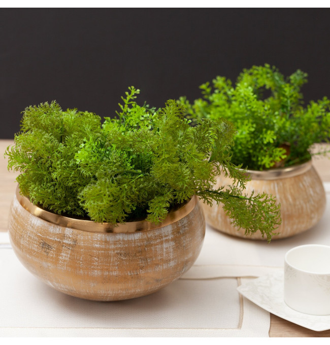 Dekorativní miska FENA 01 zlatá