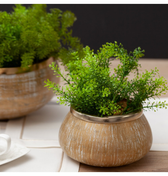 Dekorativní miska FENA 01 zlatá