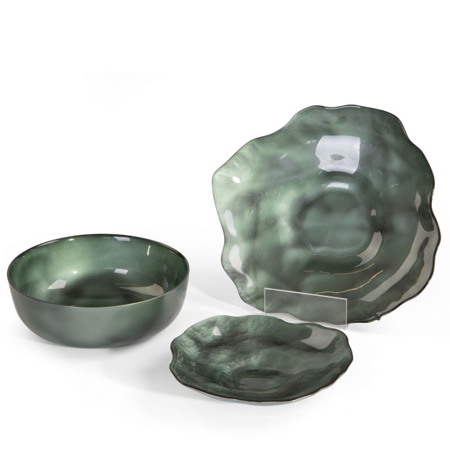 Dekorativní miska NIKOL1 03 zelená