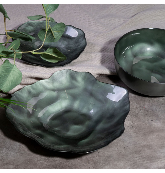 Dekorativní miska NIKOL1 03 zelená