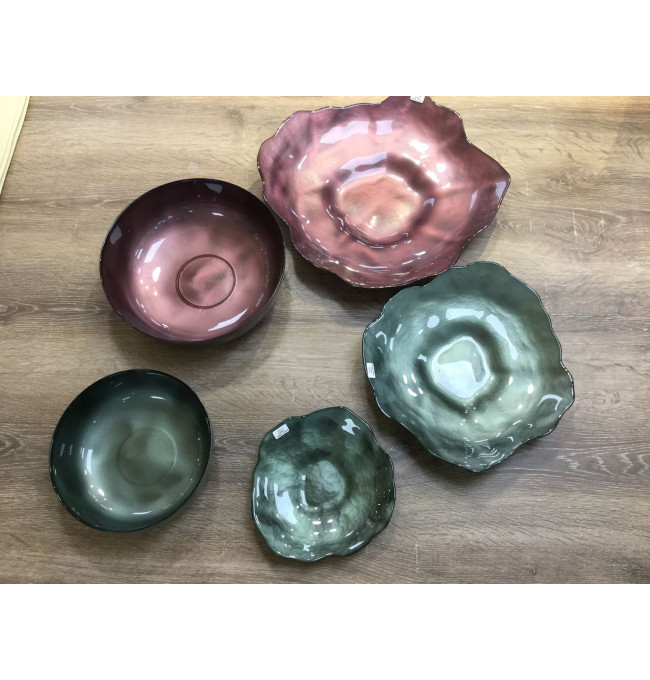 Dekorativní miska NIKOL zelená