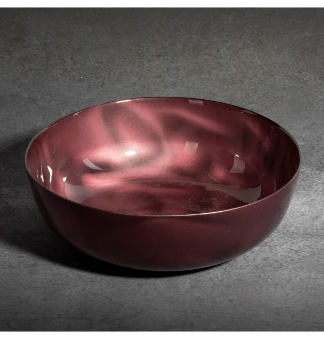 Dekorativní miska NIKOL 02 burgundy