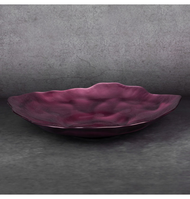 Dekorativní miska NIKOL2 02 burgundy