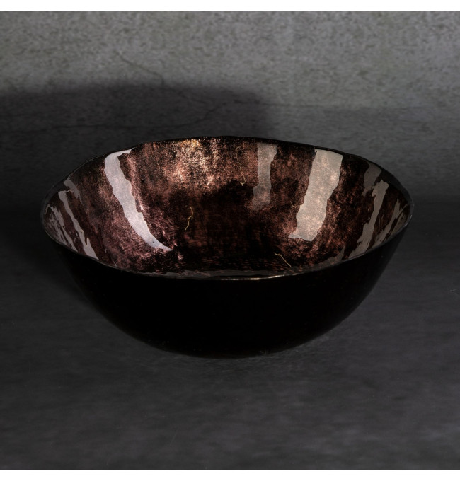 Dekorační miska PATI 01 hnědá / černá