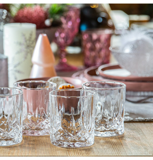 Sada čtyř sklenic JAQIN průsvitná ALL 983027 200 ml