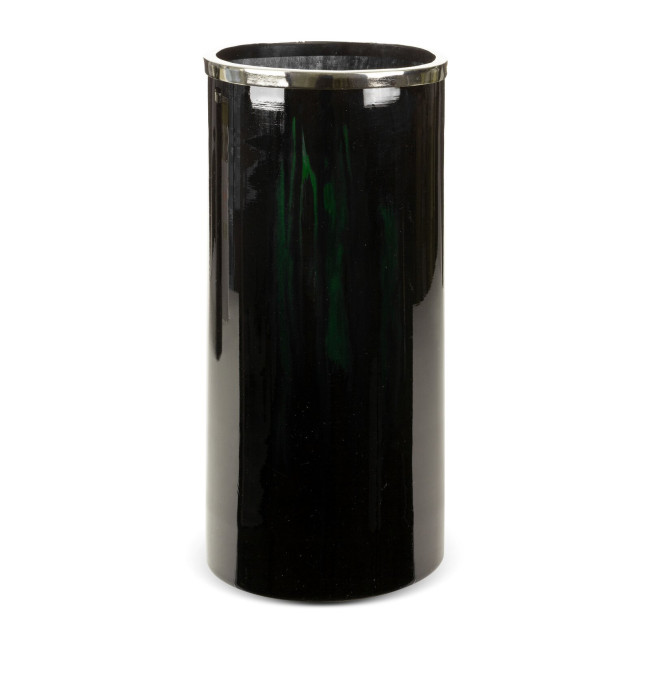 Váza CAPRI 04 černá / zelená