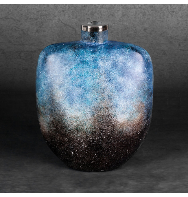 Váza CAREN 03 modrá / hnědá