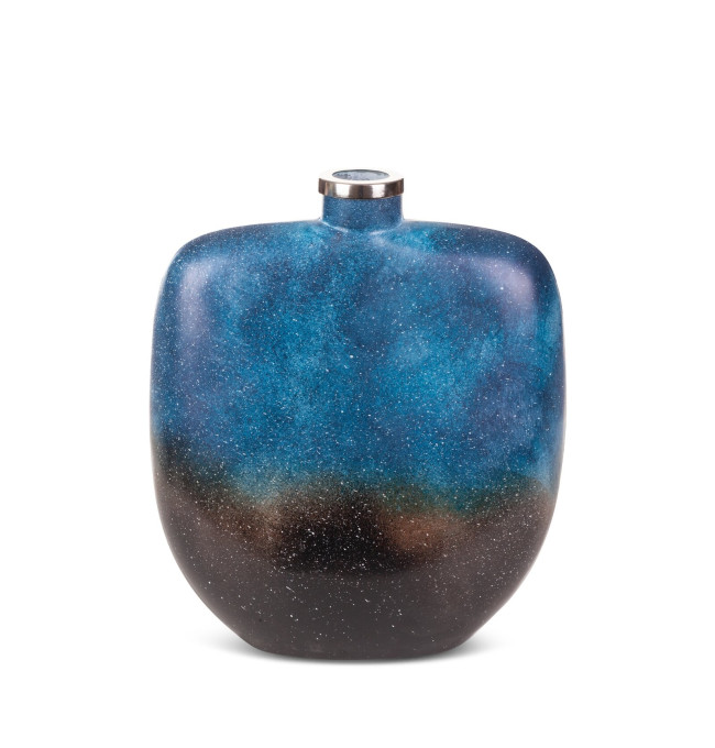 Váza CAREN 04 modrá / hnědá