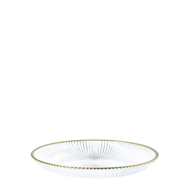 Dezertní talíř MEGALO se zlatým okrajem ALL 807195