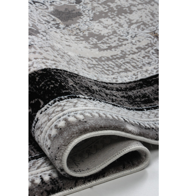 Koberec Tender 27145A VELVET černý / světle šedý