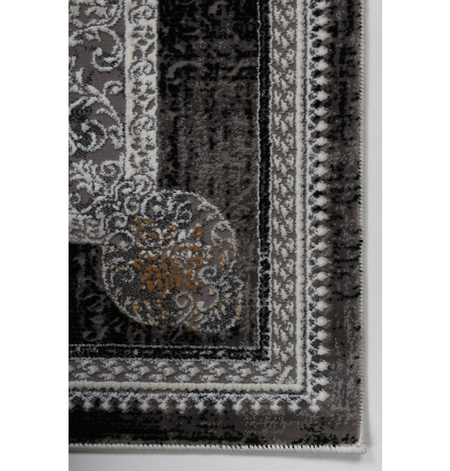 Koberec Tender 27145A VELVET černý / světle šedý
