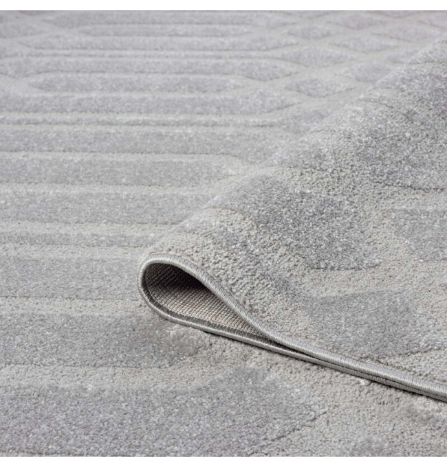 Koberec Flair 138 kruh šedý