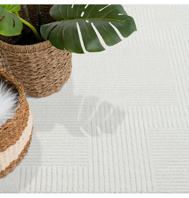 Koberec Flair 177 kruh krémový