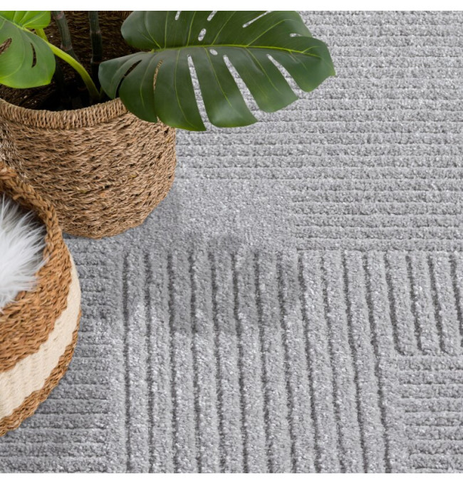 Koberec Flair 177 kruh šedý