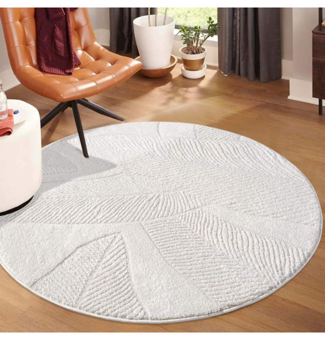 Koberec Lounge 0629 krémový kruh