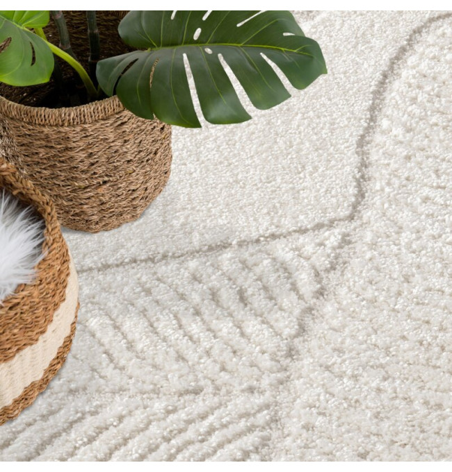 Koberec Lounge 0629 krémový kruh