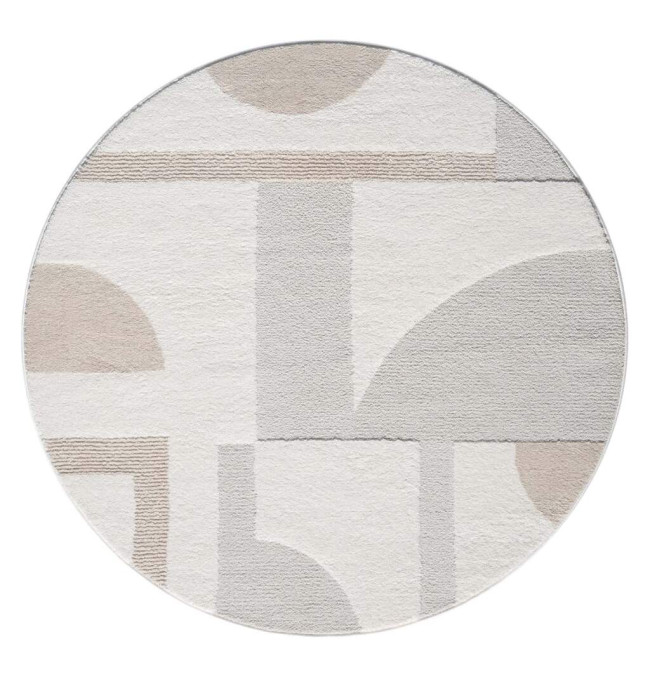 Koberec Lounge 9992 krémový kruh