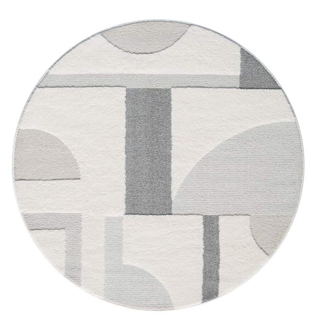 Koberec Lounge 9992 šedý kruh