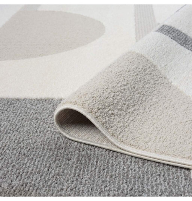 Koberec Lounge 9992 šedý kruh