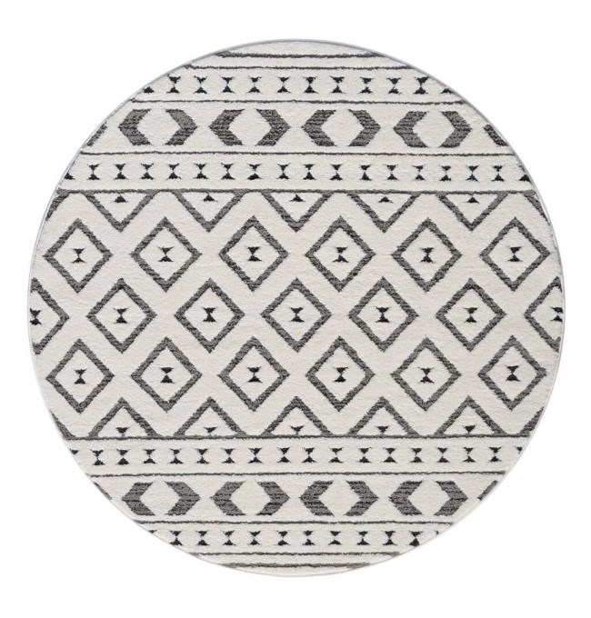 Koberec Lounge 9999 šedý kruh