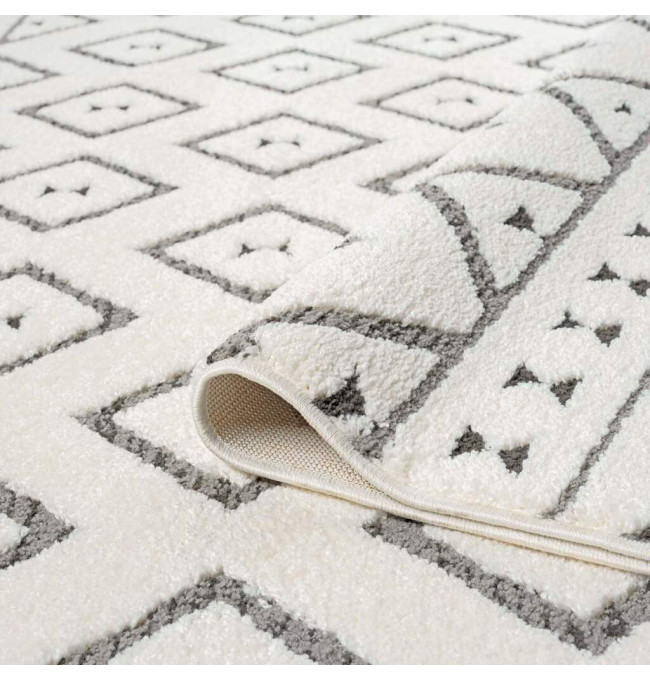 Koberec Lounge 9999 šedý kruh