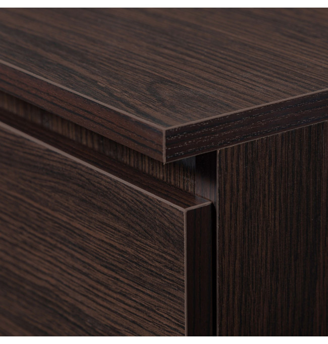 Toaletní stolek se zrcadlem CLP P-2/SL pravý, wenge