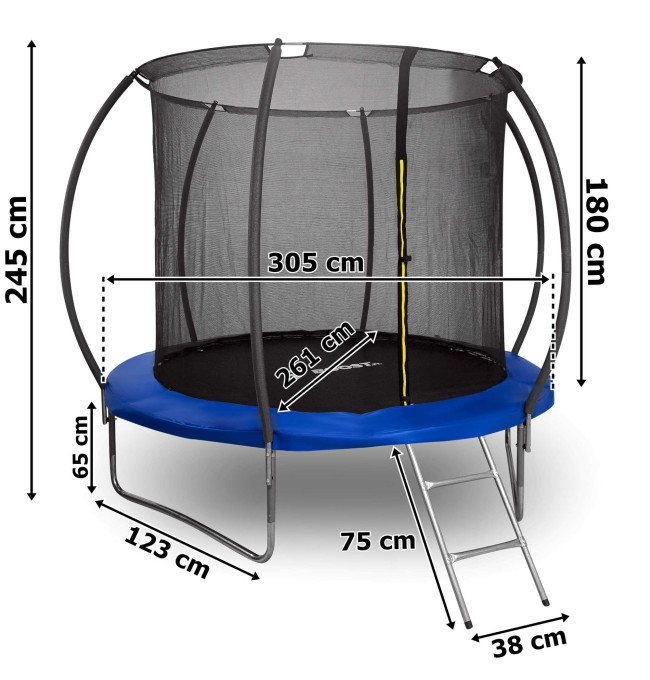 Trampolína HENZEN FT10 modrá