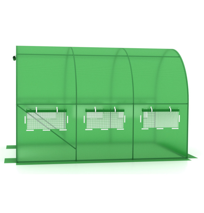Zahradní skleník AUREA zelený 2x3 m