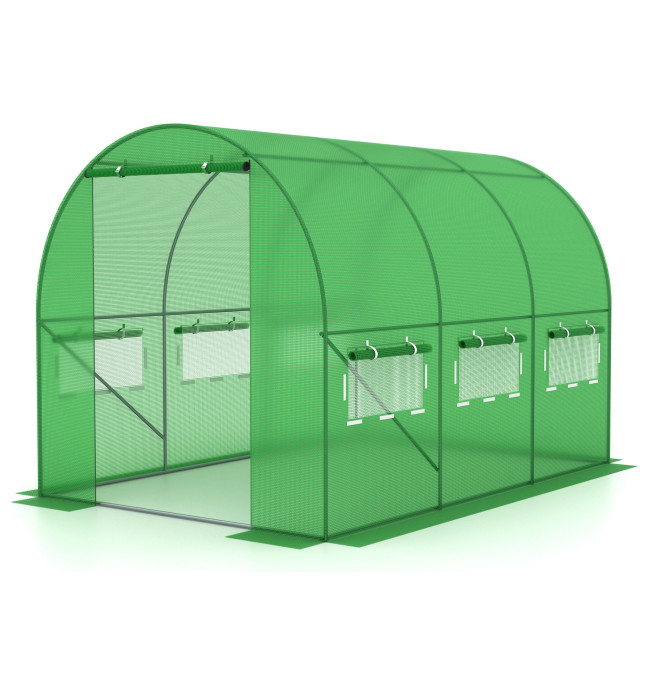 Zahradní skleník AUREA zelený 2x3 m