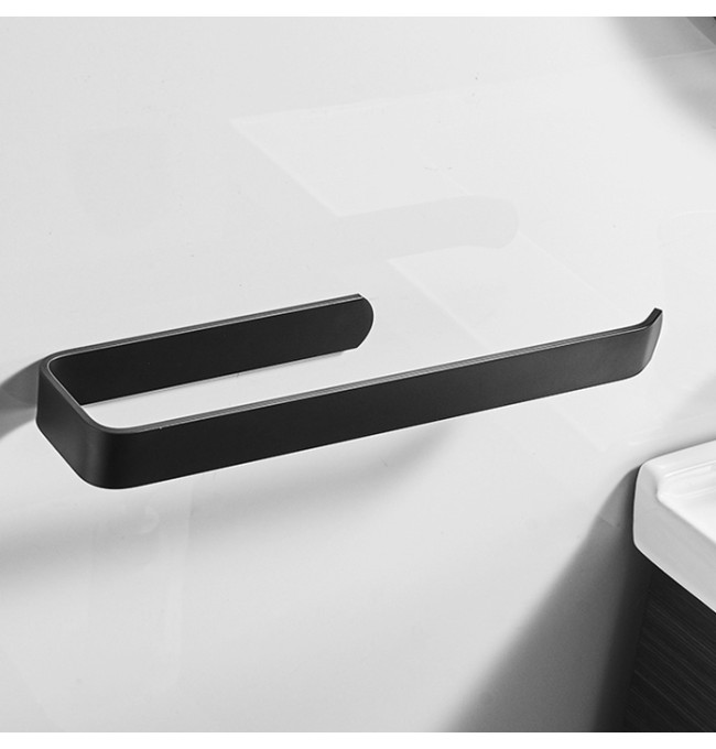 Nástěnný věšák na ručníky KIRAN Loft černý