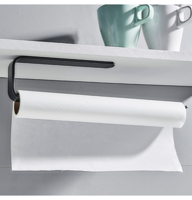 Nástěnný věšák na ručníky KIRAN Loft černý