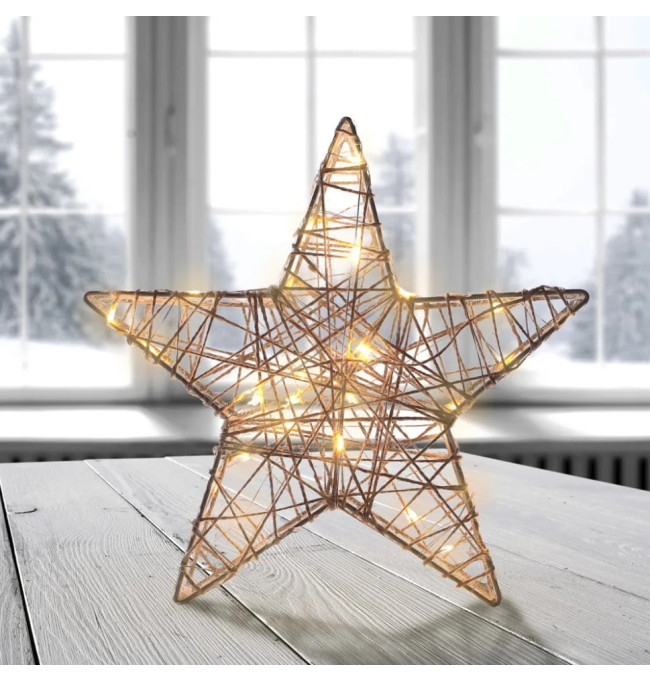 Vánoční dekorace LED Hvězda KL-50