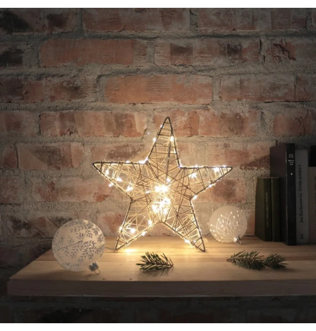Vánoční dekorace LED Hvězda KL-50