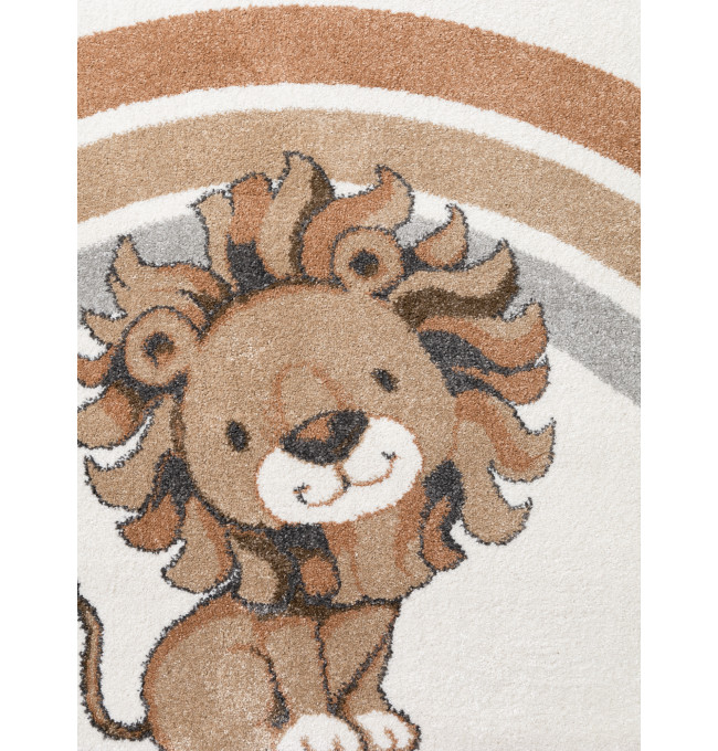 Koberec Villeroy & Boch BOHO KIDS Roar like a Lion Rainbow Party krémový