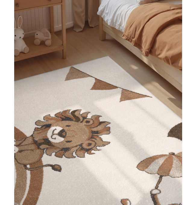 Koberec Villeroy & Boch BOHO KIDS Roar like a Lion Summer Party krémový