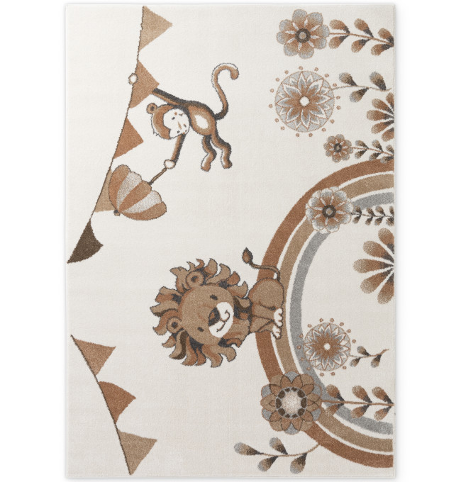 Koberec Villeroy & Boch BOHO KIDS Roar like a Lion Summer Party krémový