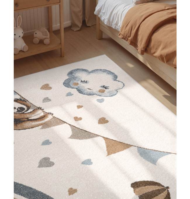 Koberec Villeroy & Boch BOHO KIDS Walk like an Elephant Rainy Party krémový