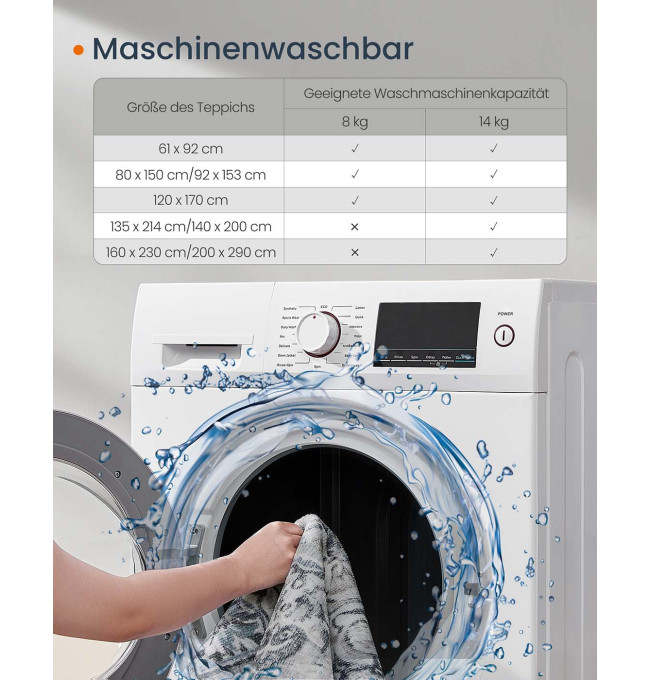 Koberec Vintage šedý / modrý