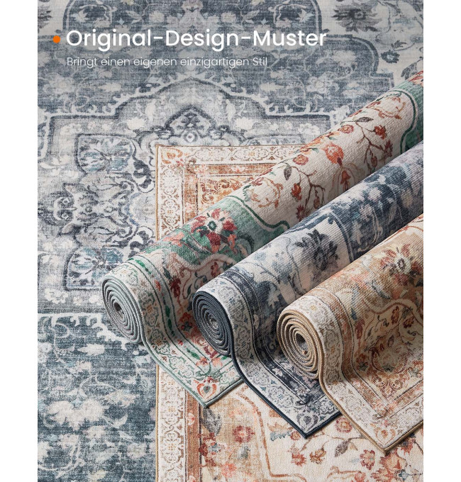 Koberec Vintage šedý / modrý