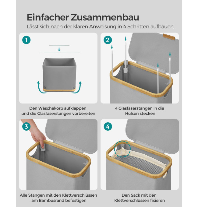 Prádelní koš 65L LCB506G01