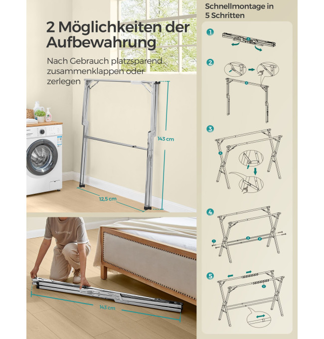 Stojací sušák na prádlo LLR902E01