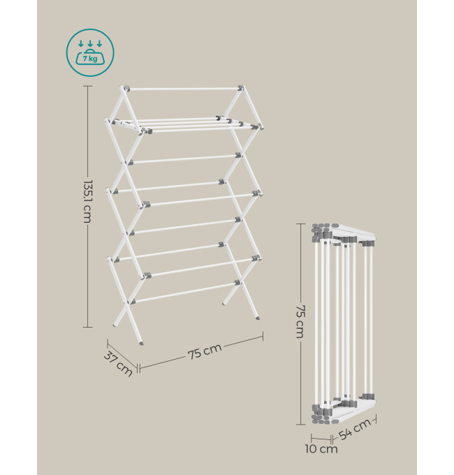 Stojací sušák na prádlo LLR770W01