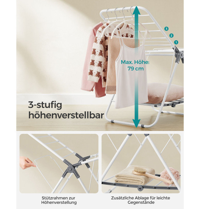 Stojací sušák na prádlo LLR504W01