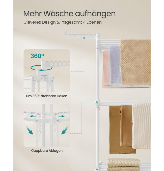 Stojací sušák na prádlo LLR701W03