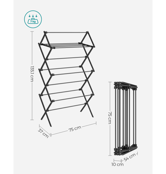 Stojací sušák na prádlo LLR770B01